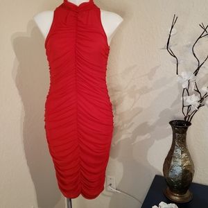 VENUS Red Sleeveless Dress